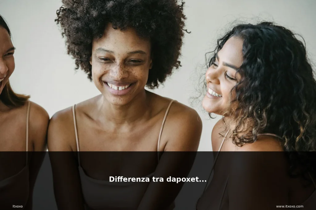 Differenza tra dapoxetina